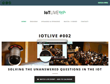 Tablet Screenshot of iotlive.org